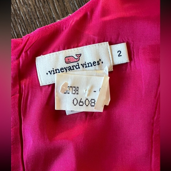 Vineyard Vines Dobby Pink summer dress size 2 - Picture 3 of 10
